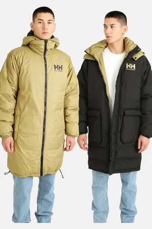 Helly Hansen Puffer Wendemantel | Schwarz + Beige | Herren | S