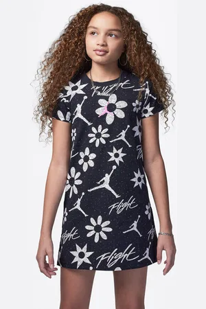 Jordan Floral Flight Printed Kleid | Black | Mädchen | S