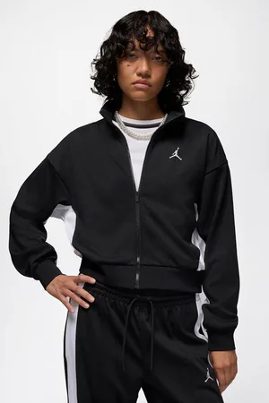 Jordan Oversize Trainingsjacke | Black + White | Damen | XS
