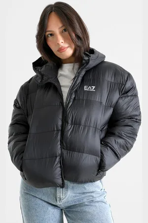 EA7 Train Shiny Pufferjacke | Black | Damen | XS