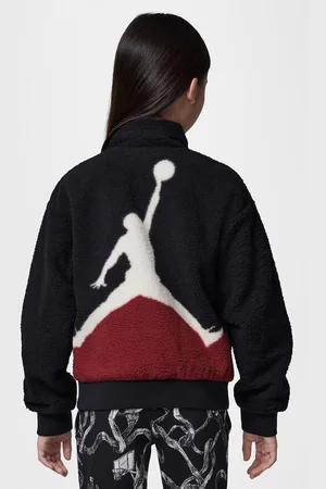 Jordan Air Jumpman Sherpa Jacke | Black | Mädchen | M