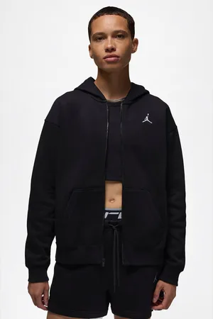 Jordan Brooklyn Fleece Kapuzensweatjacke | Black | Damen | XS