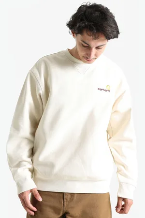 Carhartt American Script Oversize Sweatshirt | Natural | Herren | XL