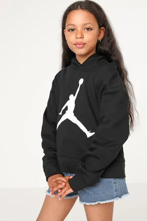 Jordan Kapuzensweatshirt | Schwarz | Mädchen | M