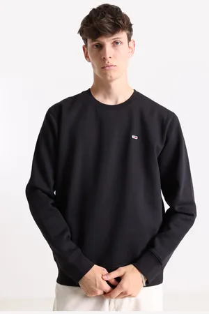 Tommy Hilfiger Flag Fleece Sweatshirt | Black | Herren | M