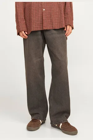 JACK & JONES Ron Extra Baggy Fit Jeans L32 | Grey + Brown | Herren | 27/32