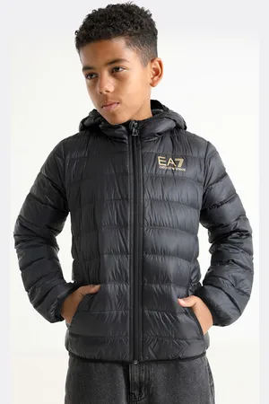EA7 Leichte gesteppte Daunenjacke | Black | Jungen | 10