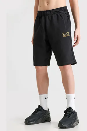 EA7 Sweatshorts | Black + Gold | Jungen | 16