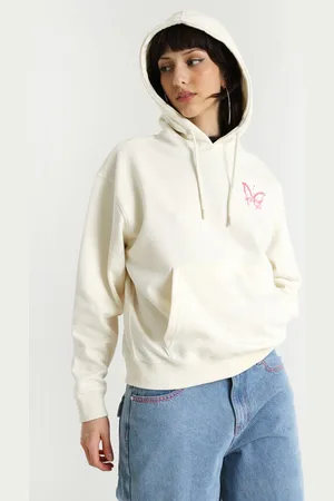 RUBY Kapuzensweatshirt | Creme | Damen | XS