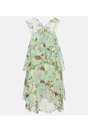 Stella McCartney Bedrucktes Minikleid aus Seide