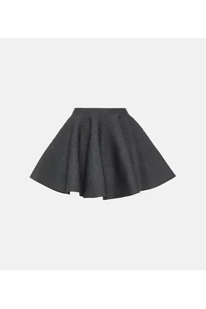 Alaïa Alaïa Minirock aus einem Wollgemisch