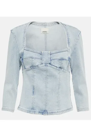 Isabel Marant Top Vanio aus Denim