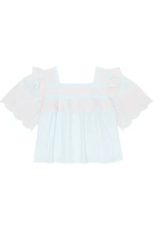 Stella McCartney Besticktes Top aus Baumwolle