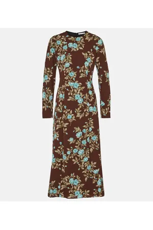 EMILIA WICKSTEAD Midikleid Roland aus Crêpe