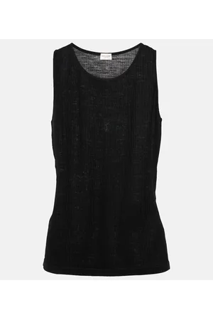 Saint Laurent Top aus Wolle
