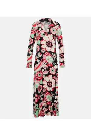 RIXO London Midikleid Tillie aus Jersey