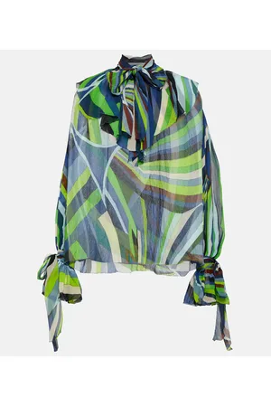 Puccini Bluse Iride aus Seidenchiffon