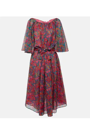 ERES Bedrucktes Midikleid Daisy aus Baumwolle