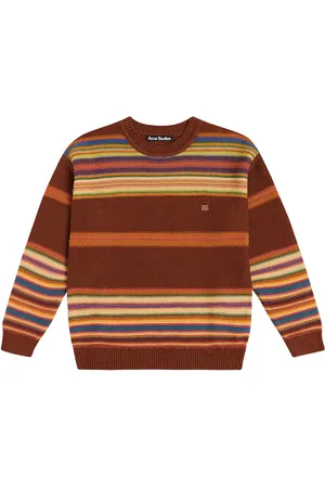 Acne Studios Pullover Face Logo aus Baumwolle