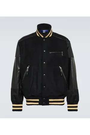 JUNYA WATANABE Collegejacke aus einem Wollgemisch