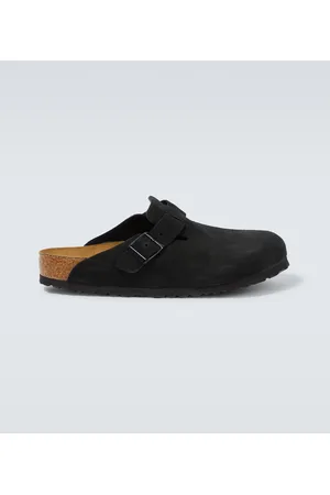 Birkenstock Slippers Boston SBF aus Veloursleder