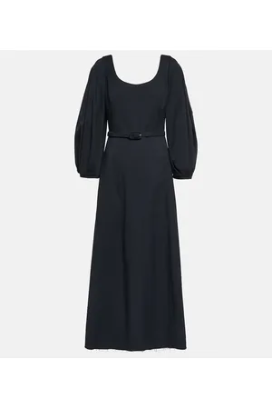 GABRIELA HEARST Midikleid Mena aus Seide