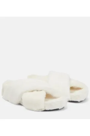 Jil Sander Sandalen aus Shearling