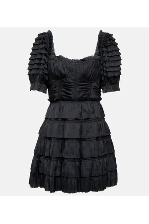 ULLA JOHNSON Minikleid Lucette aus Satin