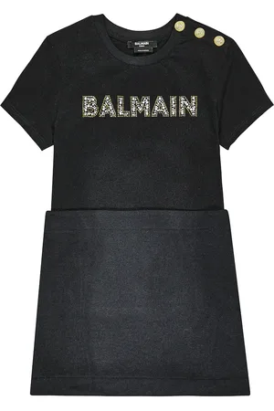 Balmain Kleid aus Baumwoll-Jersey