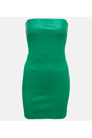Stouls Trägerloses Minikleid Amina aus Leder