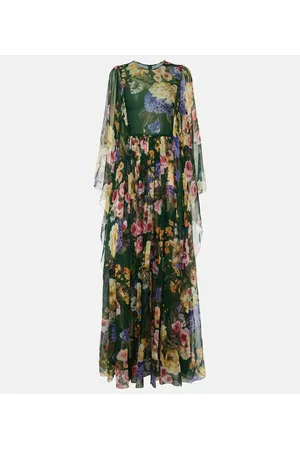 Dolce & Gabbana Robe aus Seidenchiffon