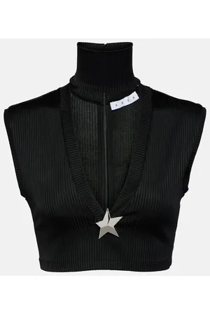 AREA Cropped-Top Star Stud