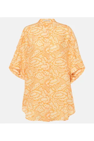 Stella McCartney Bedruckte Bluse aus Seide