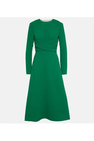 EMILIA WICKSTEAD Midikleid Elta aus Crêpe