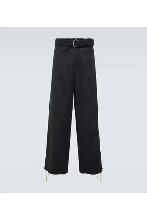 Jil Sander Weite Hose aus Schurwolle