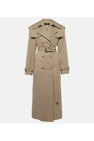Balmain Trenchcoat aus Baumwoll-Twill