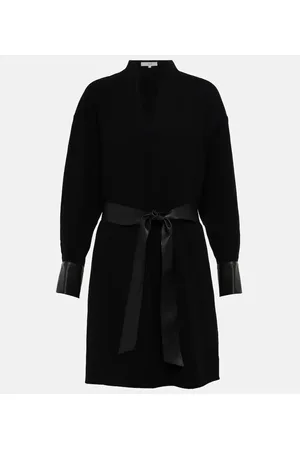 Vince Minikleid mit Lederimitat