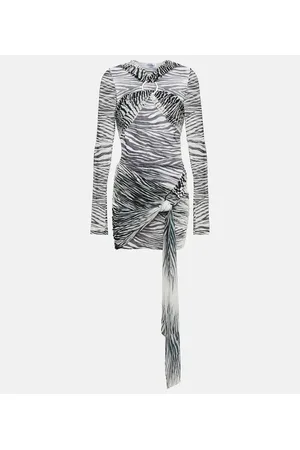 The Attico Bedrucktes Minikleid Fran
