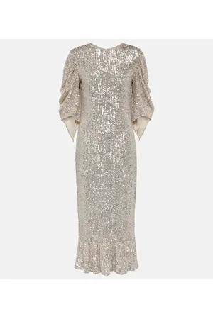 Roberta Einer Midikleid Drama mit Pailletten