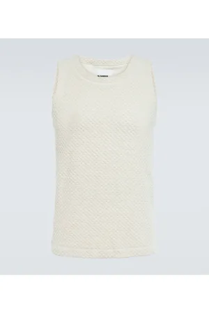 Jil Sander Top aus einem Baumwollgemisch