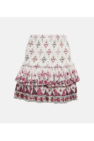 Marant Etoile Bedruckter Minirock Naomi aus Baumwolle