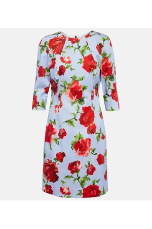 Carolina Herrera Minikleid aus einem Baumwollgemisch