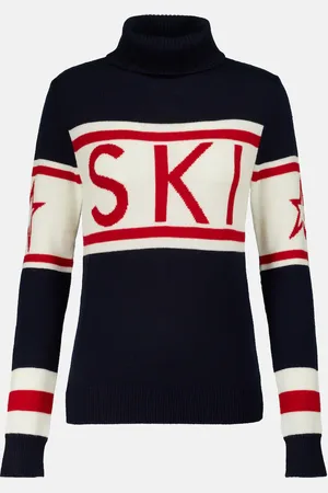 Perfect Moment Skipullover Schild aus Wolle