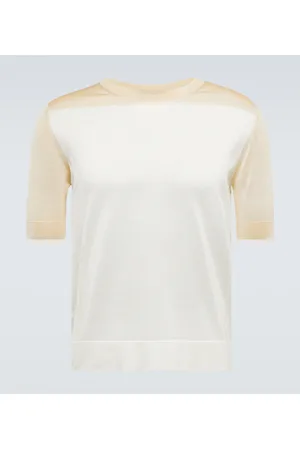 Jil Sander Oversize-T-Shirt aus Seide