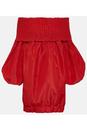 Patou Off-Shoulder-Minikleid aus Crêpe