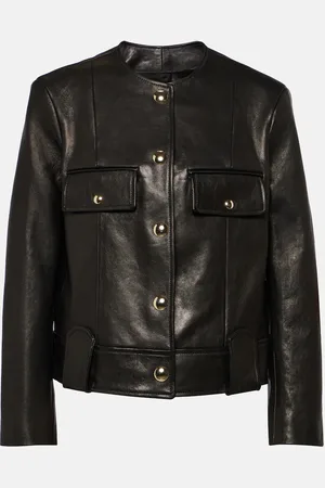 Khaite Cropped-Lederjacke Laybin