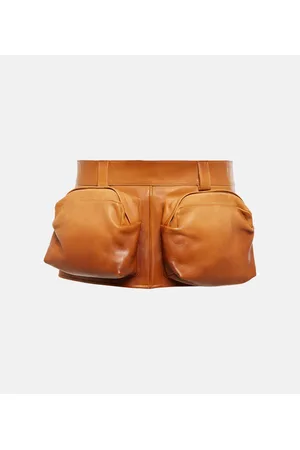 Miu Miu Minirock aus Leder