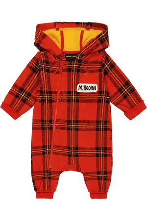 Mini Rodini Baby Overall aus Baumwolle