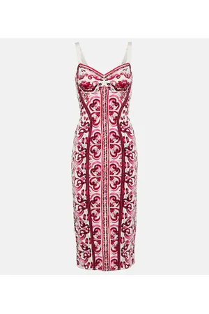 Dolce & Gabbana Bedrucktes Midikleid