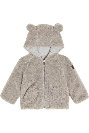 Il gufo Baby Jacke aus Teddyfleece